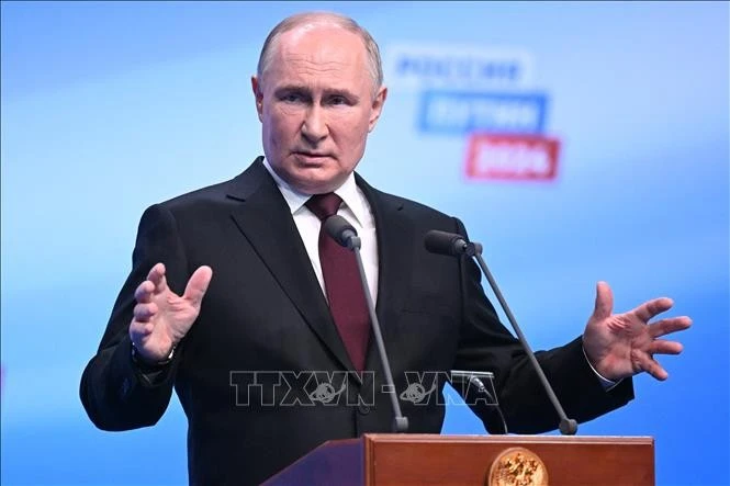 Tổng thống Nga Vladimir Putin.