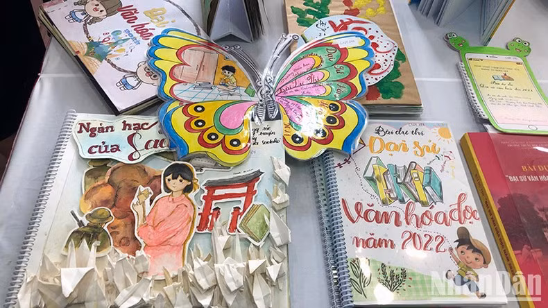 Một số bài dự thi Đại sứ văn hóa đọc ấn tượng.