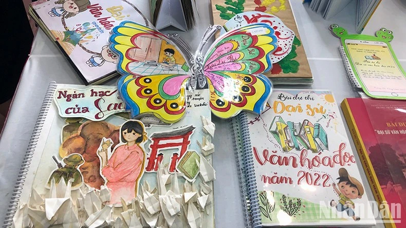 Một số bài dự thi Đại sứ văn hóa đọc ấn tượng.