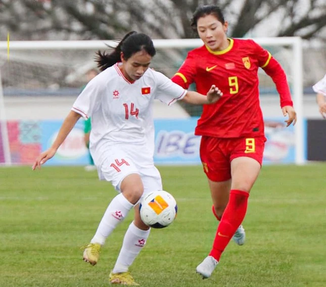 Việt Nam thua Trung Quốc 1-6 ở trận đấu chia tay giải U20 nữ châu Á 2024.