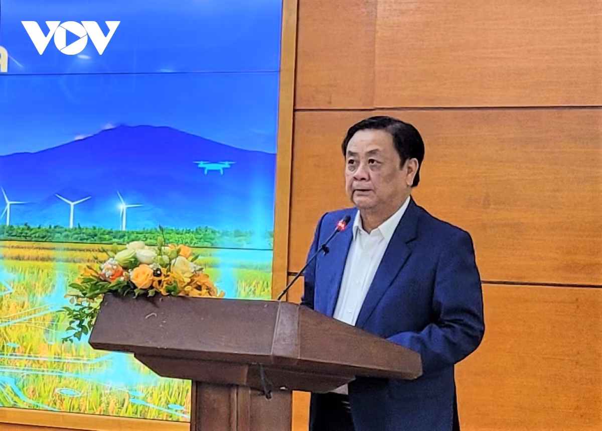 Bộ trưởng Lê Minh Hoan: Chuyển đổi số nông nghiệp đang đối mặt với nhiều khó khăn.