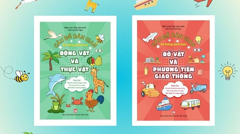 Hai cuốn trong bộ "Câu đố dân gian".