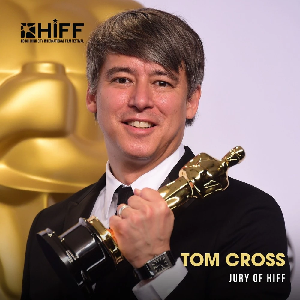 Tom Cross - biên tập phim người Mỹ gốc Việt sẽ là thành viên ban giám khảo hạng mục Phim đầu tay và phim thứ 2.