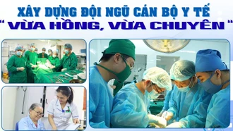 Xây dựng đội ngũ cán bộ y tế "vừa hồng, vừa chuyên"