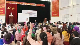 Trên 900 lượt người tham gia hoạt động tập huấn Dự án 8 tại xã Cao Sơn