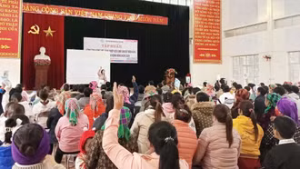 Trên 900 lượt người tham gia hoạt động tập huấn Dự án 8 tại xã Cao Sơn