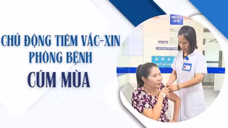 Chủ động tiêm vắc-xin phòng bệnh cúm mùa