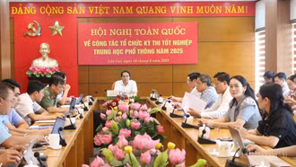 Hội nghị toàn quốc về công tác tổ chức kỳ thi tốt nghiệp THPT năm 2025