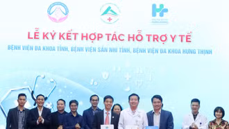Bệnh viện Đa khoa tỉnh, Bệnh viện Sản Nhi và Bệnh viện Đa khoa Hưng Thịnh ký kết hợp tác hỗ trợ y tế