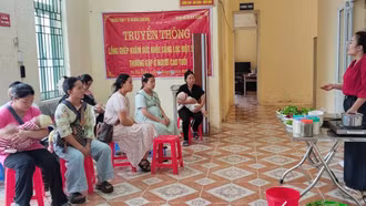 Truyền thông tư vấn chăm sóc sức khỏe và thực hành dinh dưỡng cho phụ nữ vùng cao