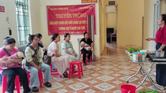Truyền thông tư vấn chăm sóc sức khỏe và thực hành dinh dưỡng cho phụ nữ vùng cao