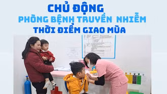 Chủ động phòng bệnh truyền nhiễm thời điểm giao mùa
