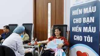 Tiếp nhận 336 đơn vị máu tại Ngày hội xuân hồng