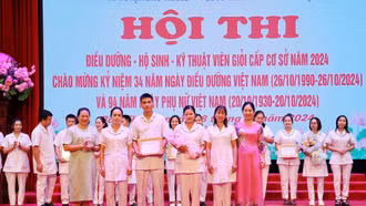 Hấp dẫn Hội thi Điều dưỡng - Hộ sinh - Kỹ thuật viên giỏi cấp cơ sở huyện Bảo Thắng