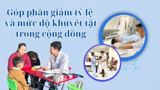 Góp phần giảm tỷ lệ và mức độ khuyết tật trong cộng đồng