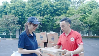 Tiếp nhận hàng hóa viện trợ khẩn cấp của Tổ chức Samaritan’s Purse