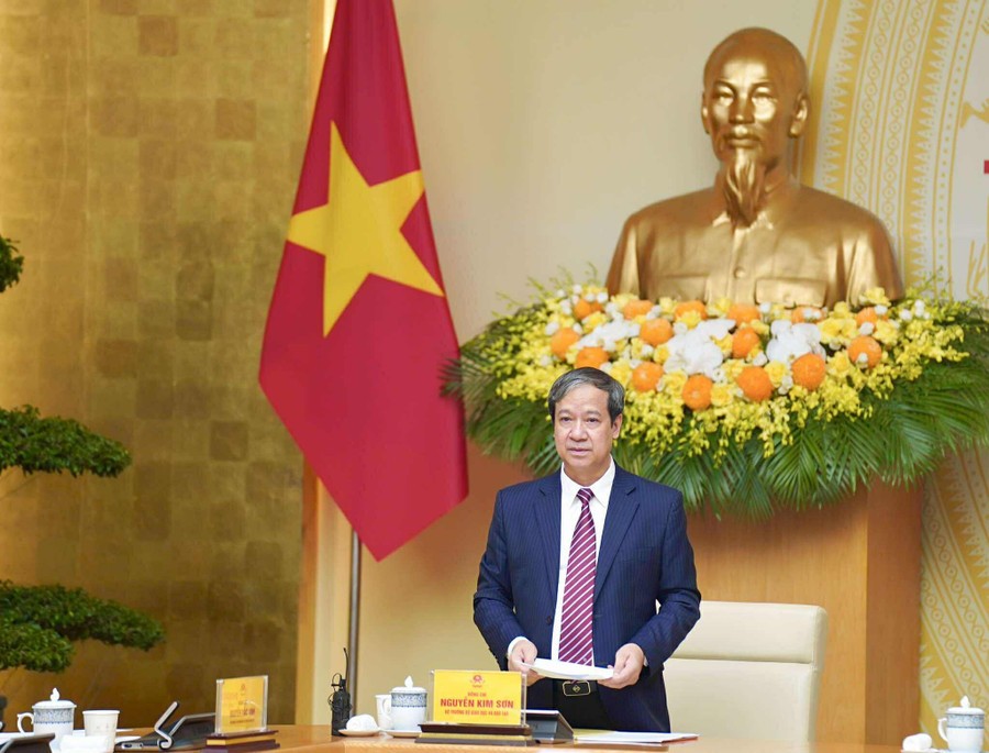 Bộ Trưởng Bộ GD&ĐT phát biểu khai mạc Hội nghị. image-1.jpg