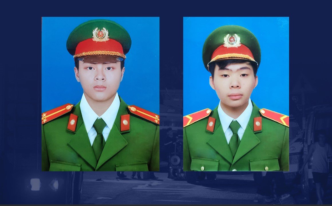 Truy tặng huy hiệu 'Tuổi trẻ dũng cảm' cho 2 chiến sĩ trẻ lao vào biển lửa cứu người ảnh 2 Truy tặng huy hiệu 'Tuổi trẻ dũng cảm' cho 2 chiến sĩ trẻ lao vào biển lửa cứu người ảnh 2