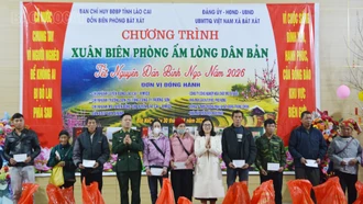 Trao 137 suất quà Tết cho người dân xã Bát Xát