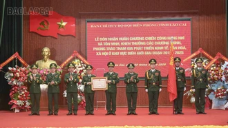 Ban Chỉ huy BĐBP tỉnh đón nhận Huân chương Chiến công hạng Nhì