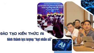 Đào tạo kiến thức AI hình thành lực lượng “hạt nhân số” 