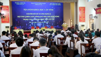 Tọa đàm “Chuyển đổi số và ứng dụng AI” trong các cơ quan Đảng tỉnh Lào Cai