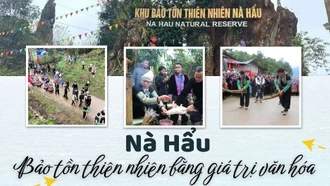 Nà Hẩu: Bảo tồn thiên nhiên bằng giá trị văn hóa