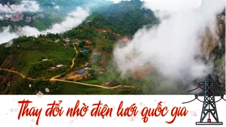 Thay đổi nhờ điện lưới quốc gia