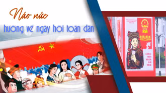 Náo nức hướng về ngày hội toàn dân