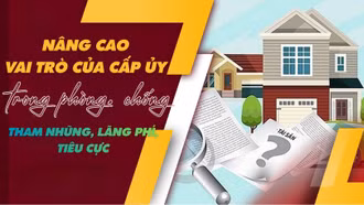 Nâng cao vai trò của cấp ủy trong phòng, chống tham nhũng, lãng phí, tiêu cực