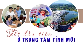 Tết đầu tiên ở trung tâm tỉnh mới 