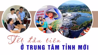 Tết đầu tiên ở trung tâm tỉnh mới 