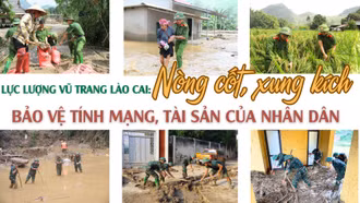 Nòng cốt, xung kích bảo vệ tính mạng, tài sản của Nhân dân 
