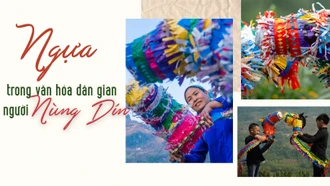 Ngựa trong văn hóa dân gian người Nùng Dín