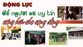 Động lực để người có uy tín cống hiến cho cộng đồng