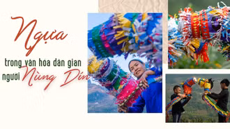 Ngựa trong văn hóa dân gian người Nùng Dín