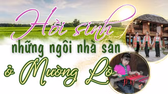 Hồi sinh những ngôi nhà sàn ở Mường Lò