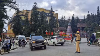 Đảm bảo an toàn giao thông dịp 2/9 tại Khu du lịch Quốc gia Sa Pa