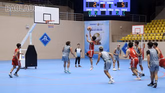 Khai mạc Giải bóng rổ các câu lạc bộ tỉnh Lào Cai năm 2025