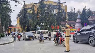 Cấm xe khách từ 16 chỗ trở lên và xe tải trên 1,5 tấn vào trung tâm phường Sa Pa dịp nghỉ lễ Quốc khánh 2/9