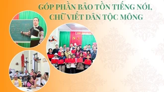 Góp phần bảo tồn tiếng nói, chữ viết dân tộc Mông