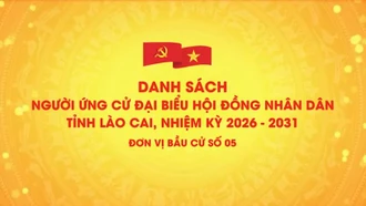 Danh sách chính thức những người ứng cử đại biểu HĐND tỉnh Lào Cai, nhiệm kỳ 2026 - 2031 (đơn vị bầu cử số 5)