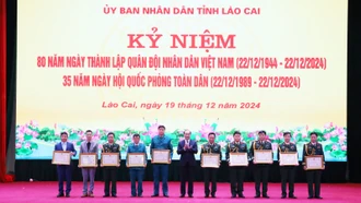 Trang trọng kỷ niệm 80 năm ngày thành lập Quân đội nhân dân Việt Nam