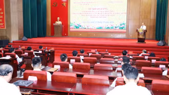 Khai giảng lớp bồi dưỡng kiến thức cho cán bộ lãnh đạo và cán bộ quy hoạch các chức danh diện Ban Thường vụ Tỉnh ủy quản lý