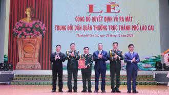 Góp phần đảm bảo quốc phòng, an ninh cho thành phố biên cương