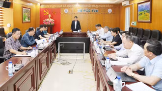 Đánh giá tiến độ triển khai công tác bầu cử các địa phương cụm xã Bảo Yên 