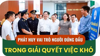 Phát huy vai trò người đứng đầu trong giải quyết việc khó