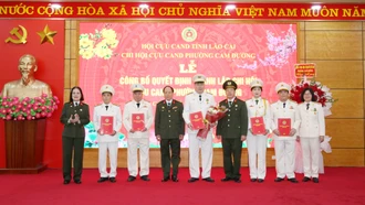 Thành lập Chi hội Cựu Công an nhân dân phường Cam Đường