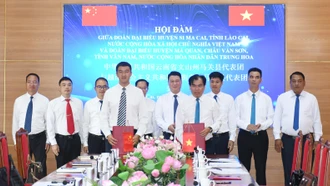 Hội đàm, ký kết hợp tác giữa huyện Si Ma Cai (Lào Cai, Việt Nam) và huyện Mã Quan (Vân Nam, Trung Quốc)