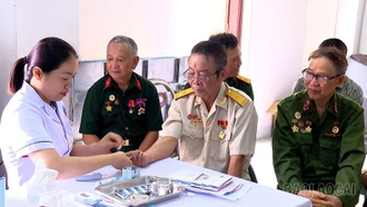 Truyền hình Nhân đạo phối hợp Hội Chữ thập đỏ tỉnh Lào Cai tổ chức Chương trình "Tri ân tháng 7" tại Phường Nghĩa Lộ